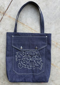 SERGEDSEAMS GRAFFITI EMBROIDERED TOTEBAG