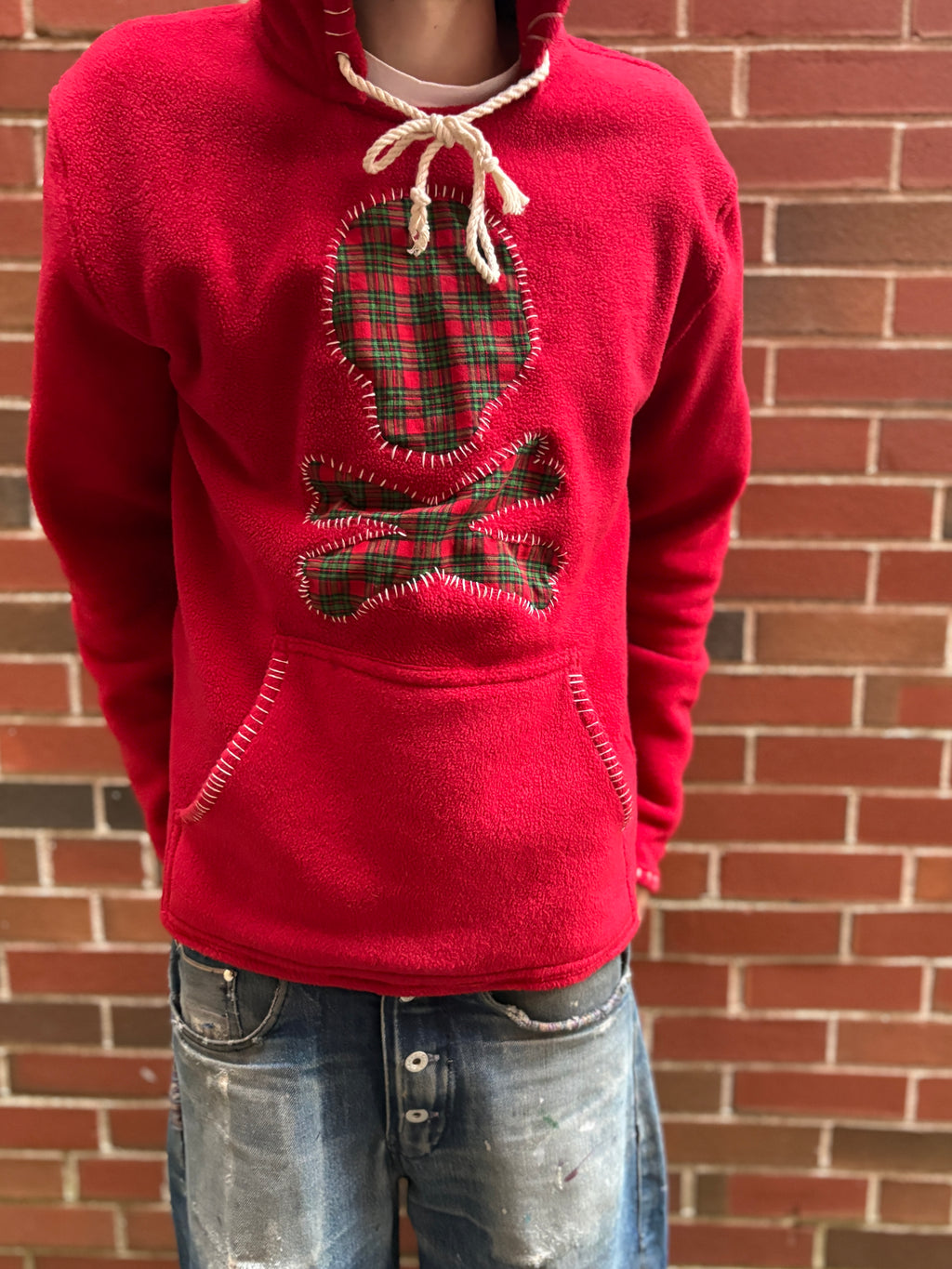 Plaid Skull Hoodie