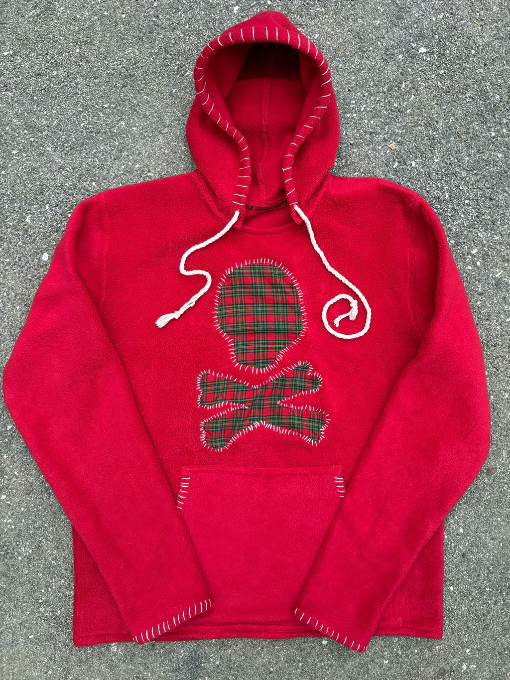 Plaid Skull Hoodie